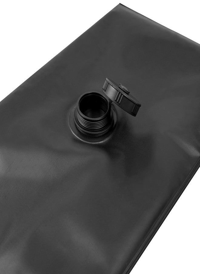 Robelle 8 ft. 6-Pack Commercial Black Single Chamber Pool Cover Weights, Double Seams, .25 MM Thick Vinyl, Oversized Jumbo Screw Valve Cap, Pool Water Bags, Water Tubes - Image 2