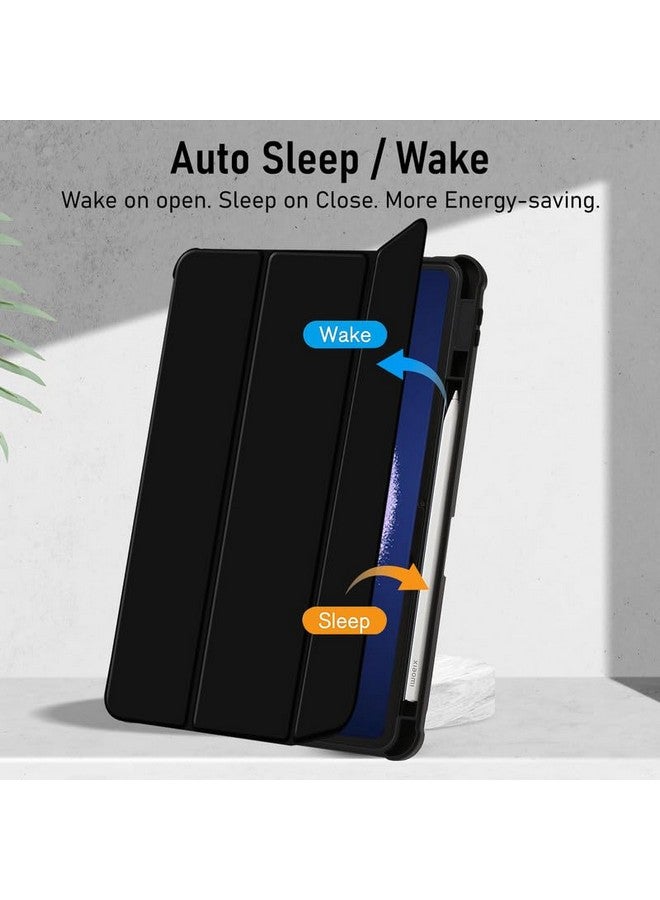 Robustrion Cover for Xiaomi Mi Pad 6 Cover Case 11 inch Hybrid Flip Stand Cover Case with Pen/Pencil Holder for Xiaomi Mi Pad 6 11 inch [Auto Sleep Wake Support] - Black - Image 3