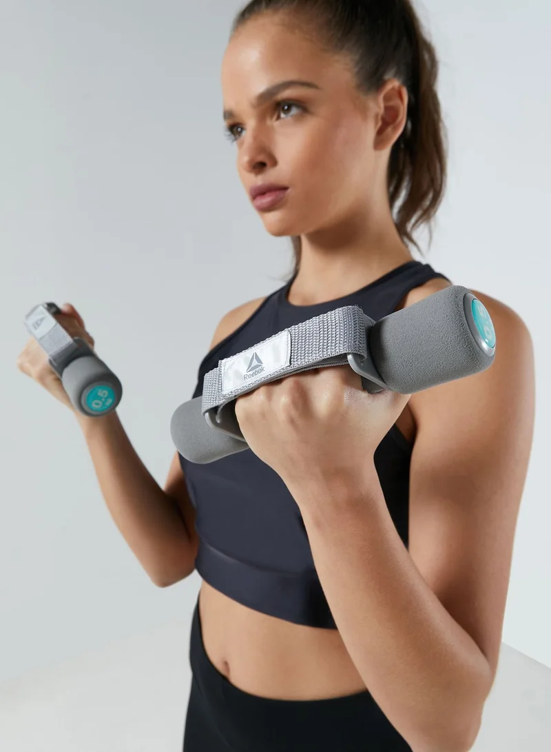 Reebok Logo Softgrip Dumbbells - 0.5KG