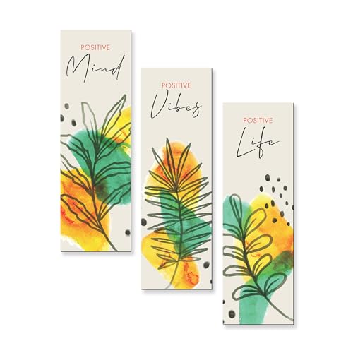 Twinster Aesthetic Wooden Wall Hanging For Home Décor, Living Room, Bedroom, Office Decoration Item| Motivational Art Patterns |Boho Design | Gifting Item |Pack Of 3 (Design 2) - Image 1