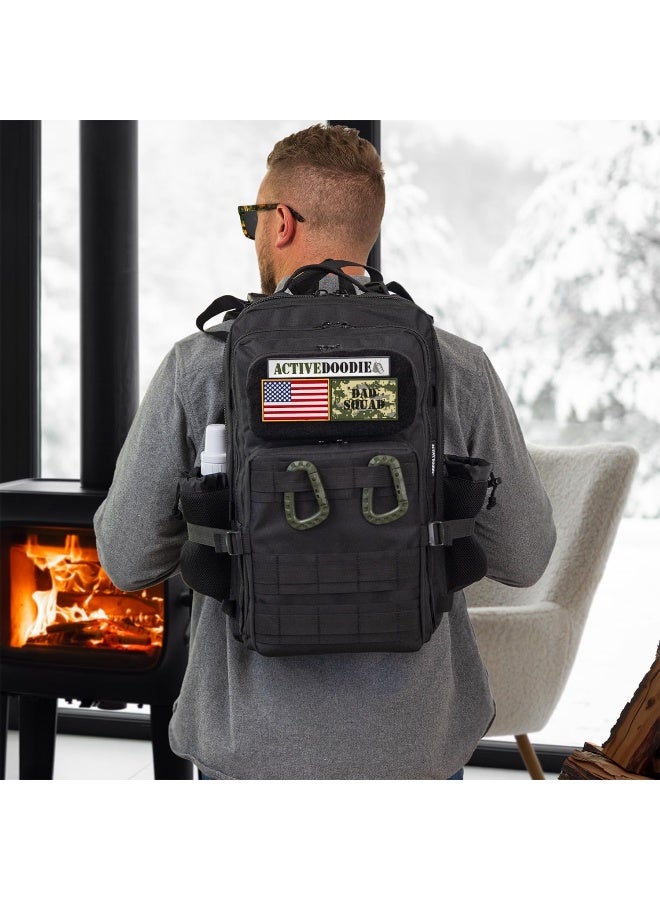 ActiveDoodie Active Doodie Dads Diaper Bag Backpack, Waterproof Tactical Style Baby Bag for Men - Image 4