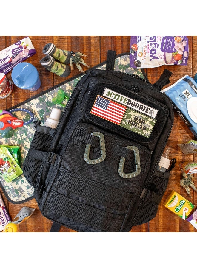 ActiveDoodie Active Doodie Dads Diaper Bag Backpack, Waterproof Tactical Style Baby Bag for Men - Image 2