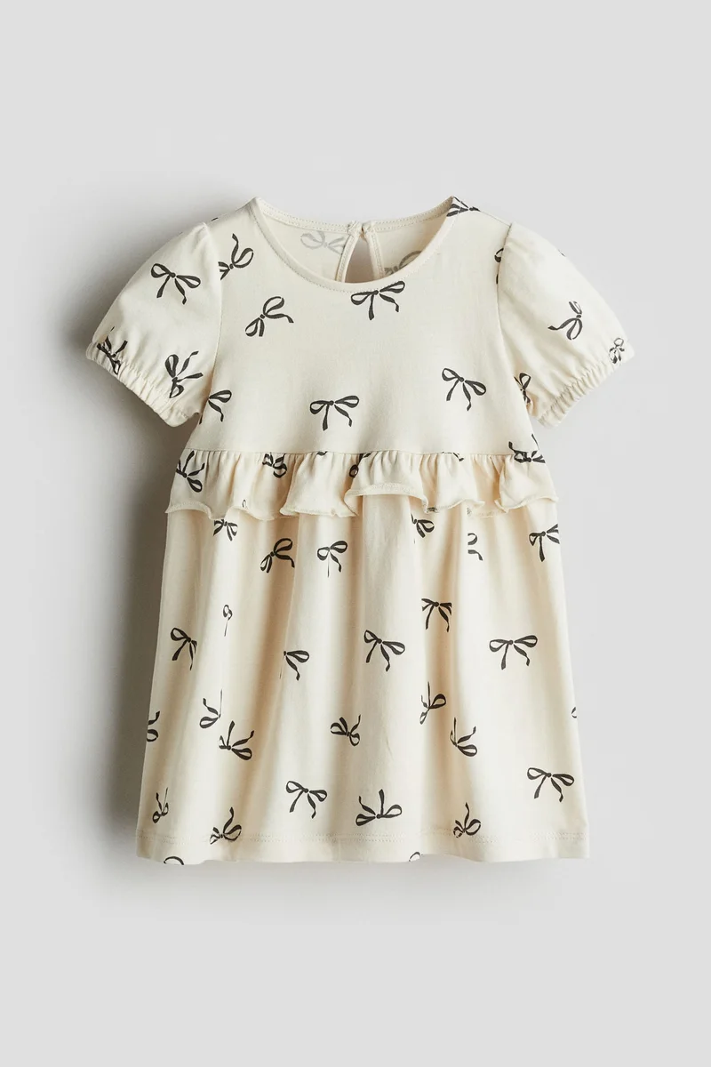 H&M Frill-trimmed cotton dress