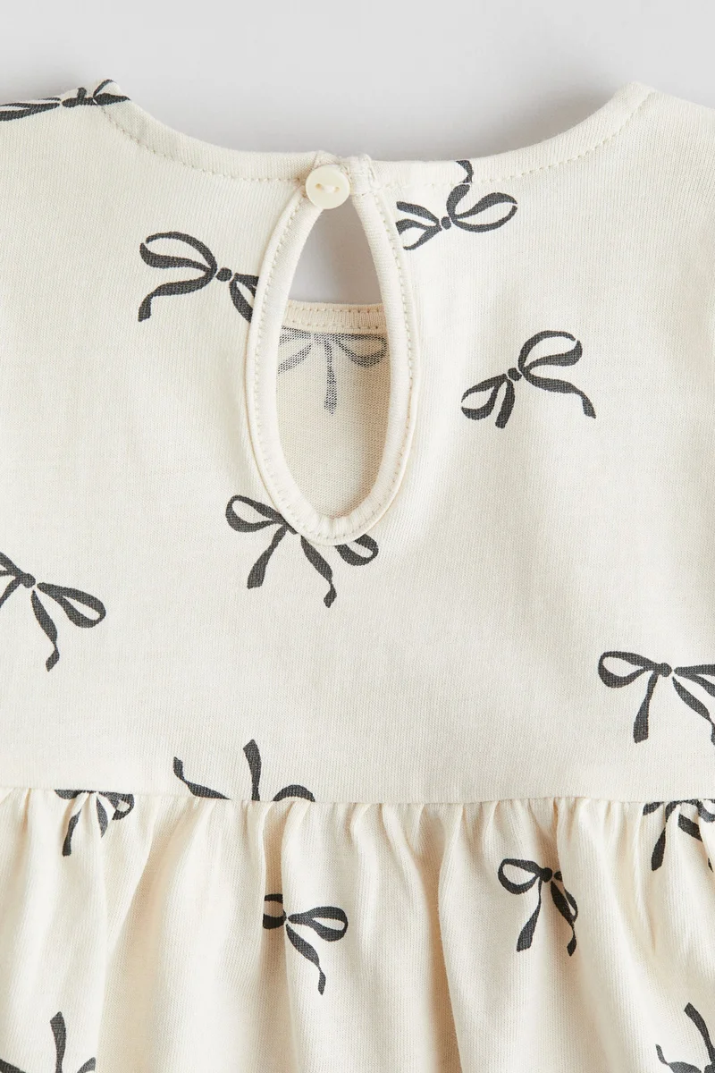 H&M Frill-trimmed cotton dress