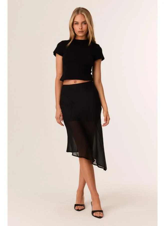 Sndys  Laelia Midi Asymmetric Skirt for Women | Best Price UAE