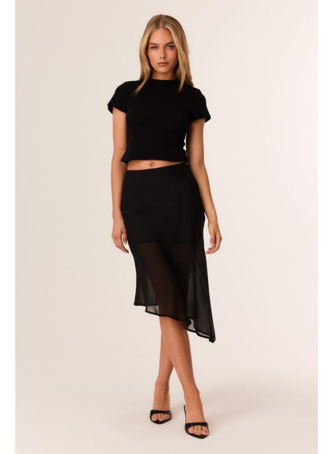 SNDYS Laelia Midi Asymmetric Skirt - Image 4