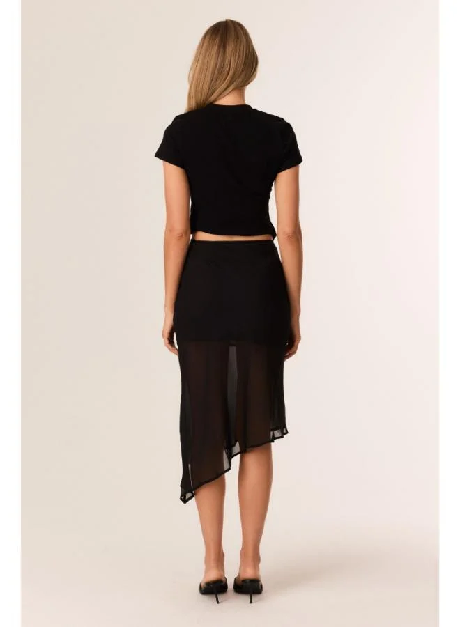Sndys  Laelia Midi Asymmetric Skirt for Women | Best Price UAE