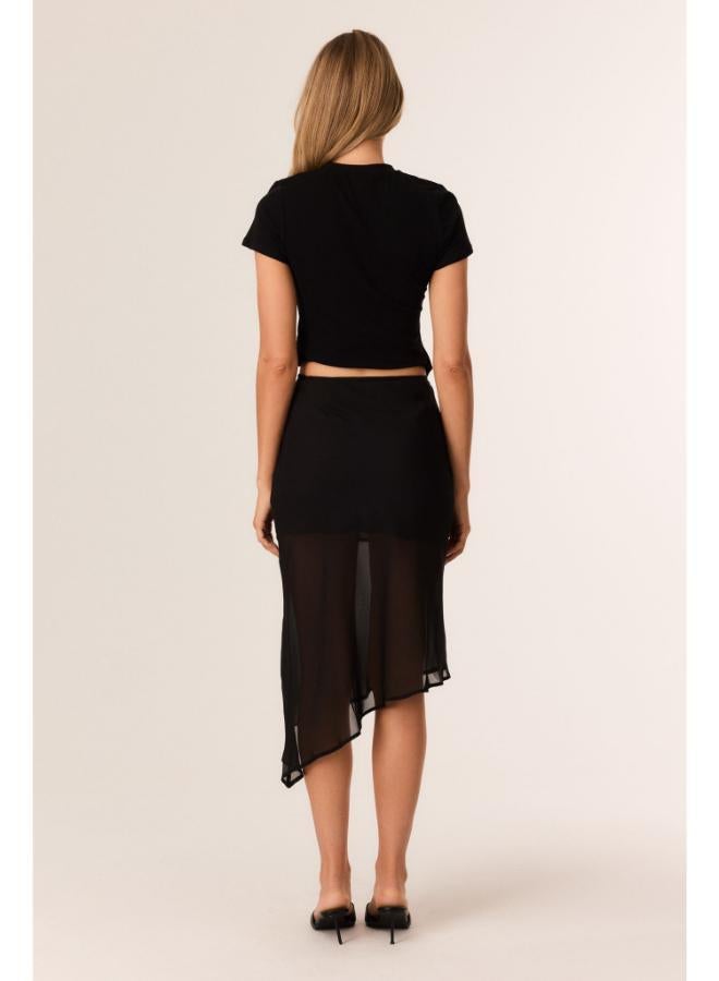 SNDYS Laelia Midi Asymmetric Skirt - Image 5