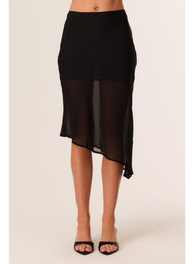 SNDYS Laelia Midi Asymmetric Skirt - Image 1
