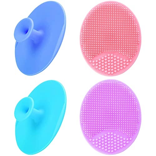 MR LION Silicone Facial Cleansing Brush - Face Scrubber & Exfoliator for Deep Cleaning, Blackhead & Acne Pore Care - Image 1
