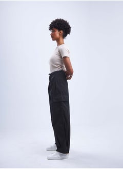 High-Waist Black Cargo Trousers. - pzsku/Z17CFA81DB140A5A6FD09Z/45/_/1721175536/2413b4c2-f1ac-4280-a0ac-47d7a23f3baa