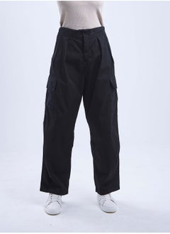 High-Waist Black Cargo Trousers. - pzsku/Z17CFA81DB140A5A6FD09Z/45/_/1721175546/7be4d8a4-33b9-419a-9035-2cdfbd817828