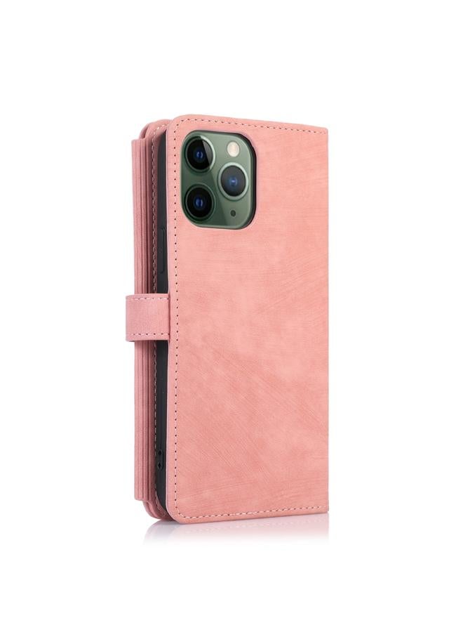 Zaboon Case For iPhone 11 Pro Max Dream 9-Card Wallet Zipper Bag Leather Phone Case - Image 3