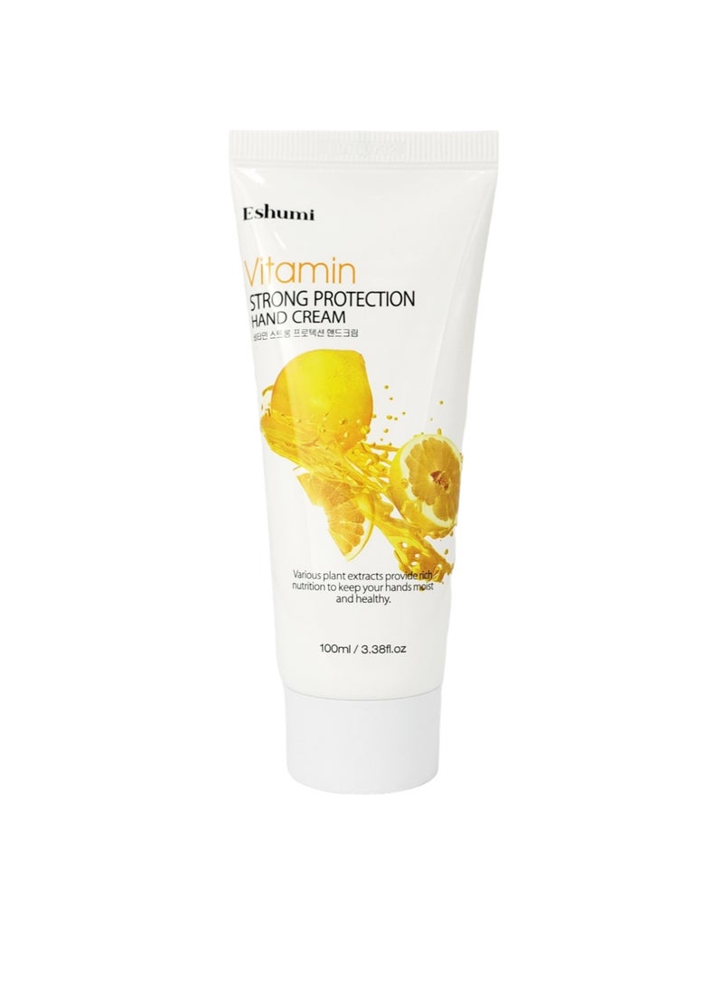 Eshumi KOREAN PRODUCT  Vitamin strong protection hand cream - various plant extracts provide rich nutrition to keep your hands moist and healthy 100 ml - Image 2