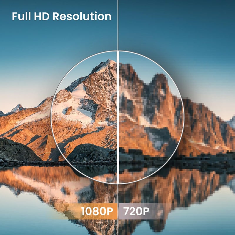 ArcticPro 24 inch Monitor 120Hz, FHD 1080p, Computer Monitor, IPS, 99% sRGB, Adaptive Sync, 1ms Response Time, 3-Sided Frameless, Ultra Slim, VESA Mountable, Anti-Blue Light Design, HDMI & VGA Ports - Image 3