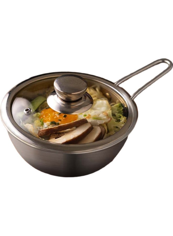 Newair Stainless Steel Korean Style Noodle Bowl With Lid And Handle For Home And Dormitory, Food Grade Large Capacity - Image 3