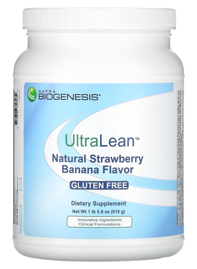 Nutra BioGenesis UltraLean Natural Strawberry Banana 1 lb 5.8 oz (619 g) - Image 1