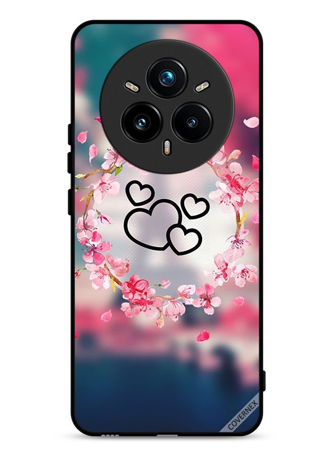 Realme 14 Pro Plus 5G Protective Case Cover Hearts Art Clip