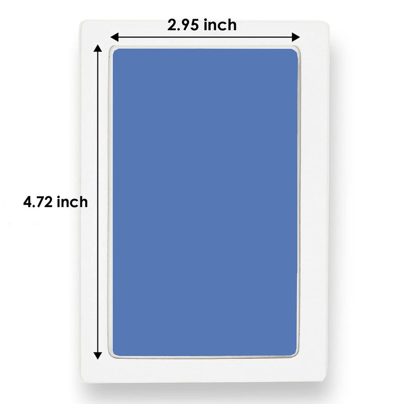 Tiny Gifts Large Clean Touch Ink Pad for Baby Handprints and Footprints - Inkless Infant Hand & Foot Stamp - Safe for Babies, Doesn’t Touch Skin - Perfect Family Memory or Gift, Blue Print Kit by Tiny Gifts - Image 2