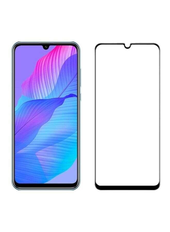 BORTONY Tempered Glass Screen Protector for Huawei Y8p Black/Clear - Image 2