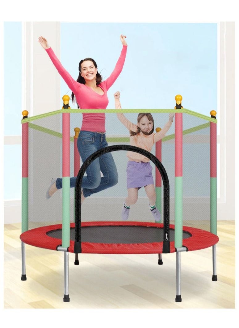 DubaiGallery - Kids Bouncer Baby Jumper Indoor Trampoline Baby Children Bouncers with Guardrail Fitness Adult Trampoline Kid Jumpers - Image 1