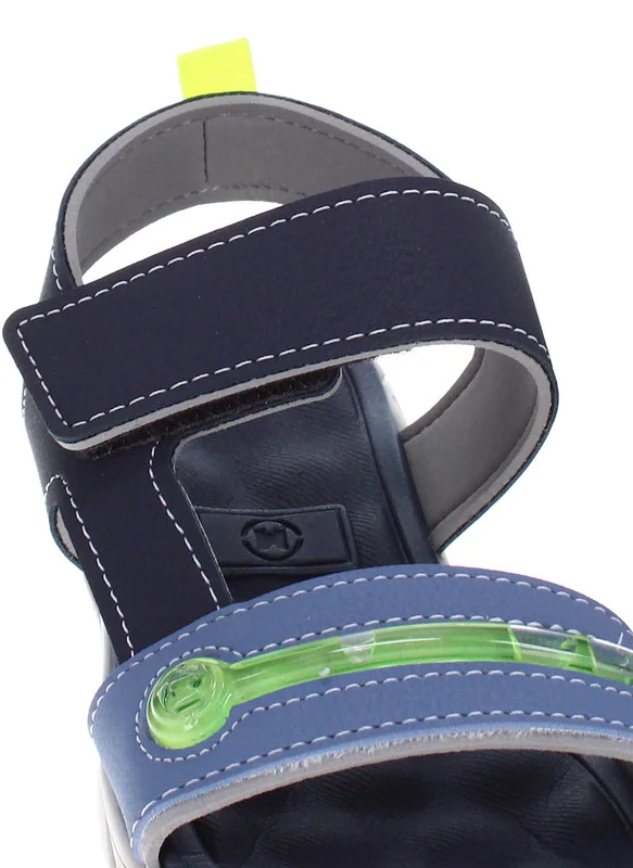 MOLEKINHO Molekinho Boys Sandals With Back Strap Marine | Made In Brazil