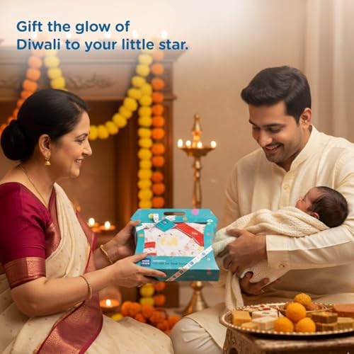 Mee Mee New Born Baby Gift Set | Soft Cotton Clothing Essentials for Infants/Baby Girls, Boys | Baby Shower Clothing Hamper (4 Pieces, Red)| Ideal Gift for New Born Baby - Image 2