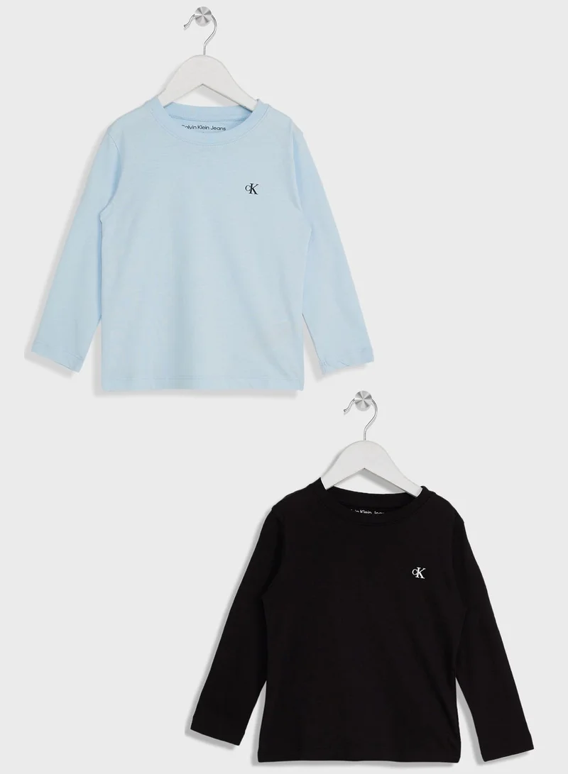 Calvin Klein Jeans Kids 2 Pack Logo T-Shirt