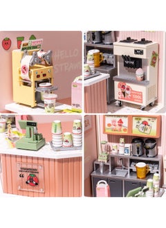 Rolife Plastic House Building Set Toy Diy Miniature Dollhouse Playset With Led For Mini Figures Construction Toys Diorama Kit Gifts For Teens Adults  - Image 3