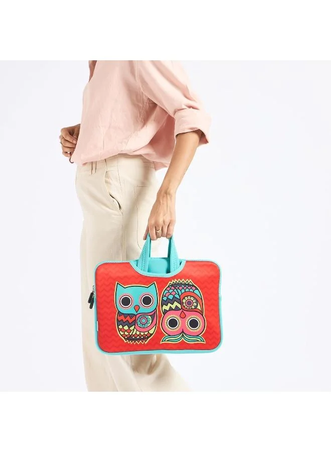 تشومباك جراب لاب توب بومة الهند . بوصة