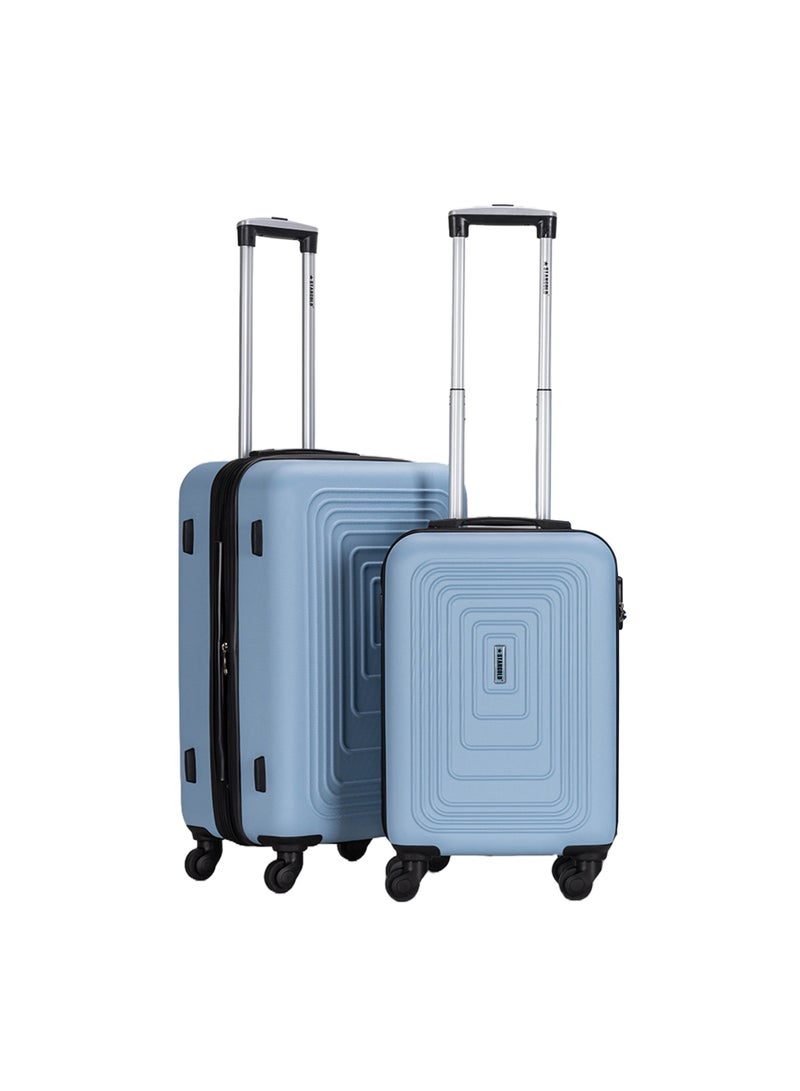 ستارجولد مجموعة مميزة من حقيبتي سفر بعجلات صلبة خفيفة الوزن مزودة بعجلات دوارة وقفل رقمي للسفر - Image 1