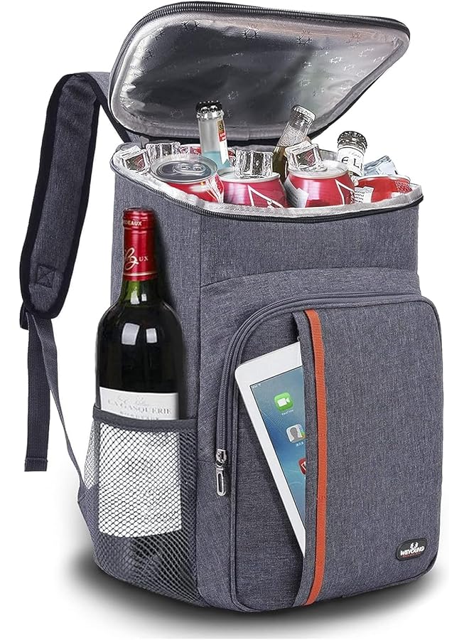 Generic 18L Cooler Backpack Insulated Cooler Backpack Lightweight Leakproof Cooler Tote Bag Large Capacity Soft Picnic Cooler Bag for Men Women to Picnics Camping Beach Lunch Park  - Image 1