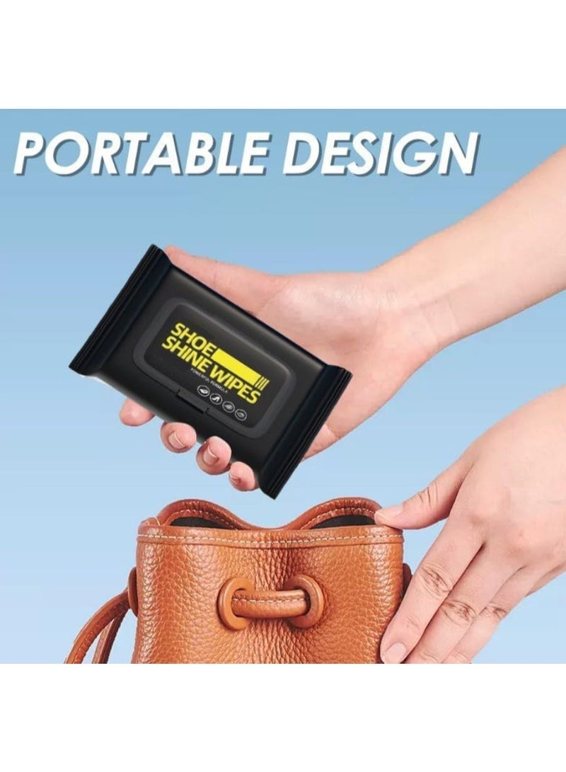 مناديل وايبس تنظيف الكوتش والجذم مبللة طبيعية لتنظيف الأحذية الرياضية والأحذيه عبوة واحدة من 80 منديل - محمولة لتنظيف الأحذية الرياضية تزيل الأوساخ والبقع بسرعة - مناديل تنظيف الأحذية- وايبس تنظيف الجذم - مناديل تنضف الكوتش والاحذية - Image 4