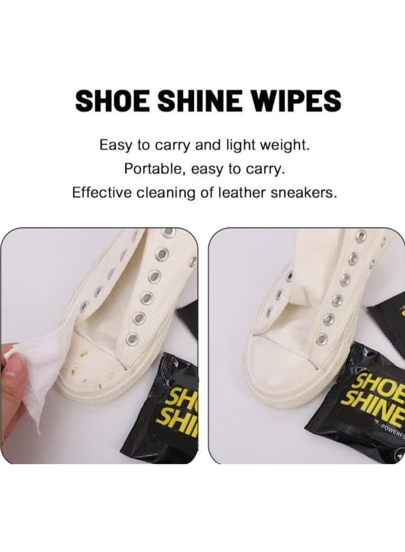مناديل وايبس تنظيف الكوتش والجذم مبللة طبيعية لتنظيف الأحذية الرياضية والأحذيه عبوة واحدة من 80 منديل - محمولة لتنظيف الأحذية الرياضية تزيل الأوساخ والبقع بسرعة - مناديل تنظيف الأحذية- وايبس تنظيف الجذم - مناديل تنضف الكوتش والاحذية - Image 3