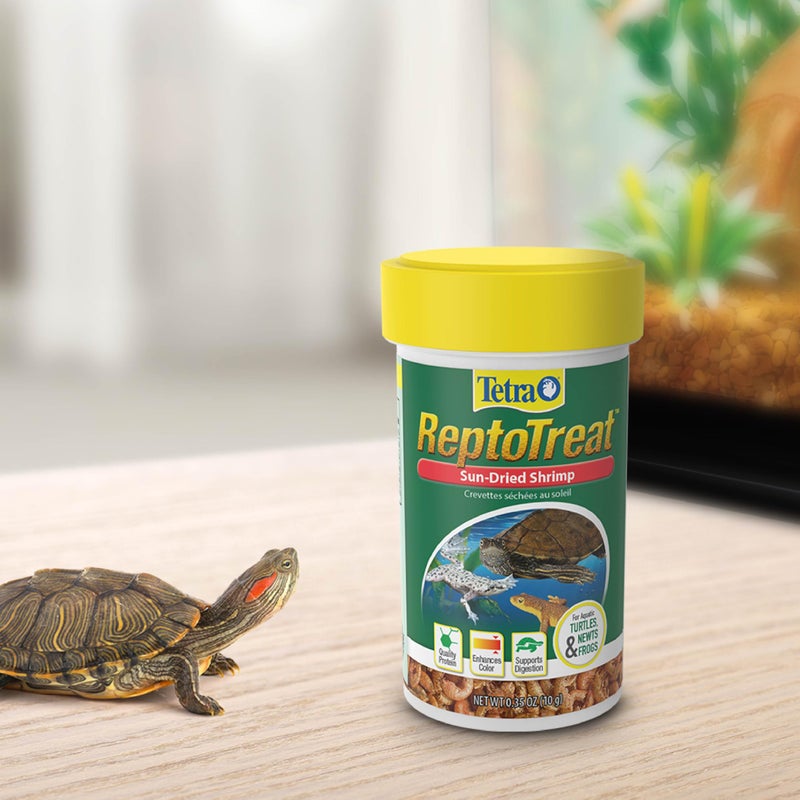 Tetra ReptoTreat Gammarus 0.35 Ounce, Shrimp Treat For Aquatic Turtles, Newts And Frogs,100% SHRIMP - Image 2