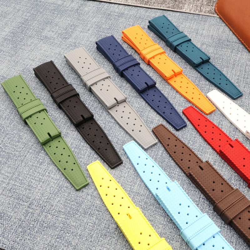 Bluejw LAIHE Adjustable 20mm 22mm Quick Release Watch Straps – Replace the Watch Strap with Racing Diver Tropical Replacement Bands for Men and Women - Image 3