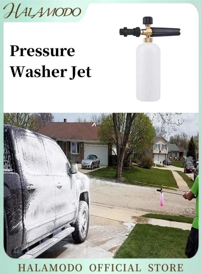 HALAMODO Car Pressure Washer Jet Quick Release Adjustable Snow Foam Lance Foam Cannon Foam Blaster Compatible with Karcher K Series K2-K7 Manual Pressure Washer  - Image 1