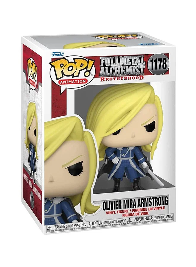 فانكو Animation Fullmetal Alchemist Brotherhood- Olivier Armstr with Sword, Collectible Action Vinyl Figure - 57738