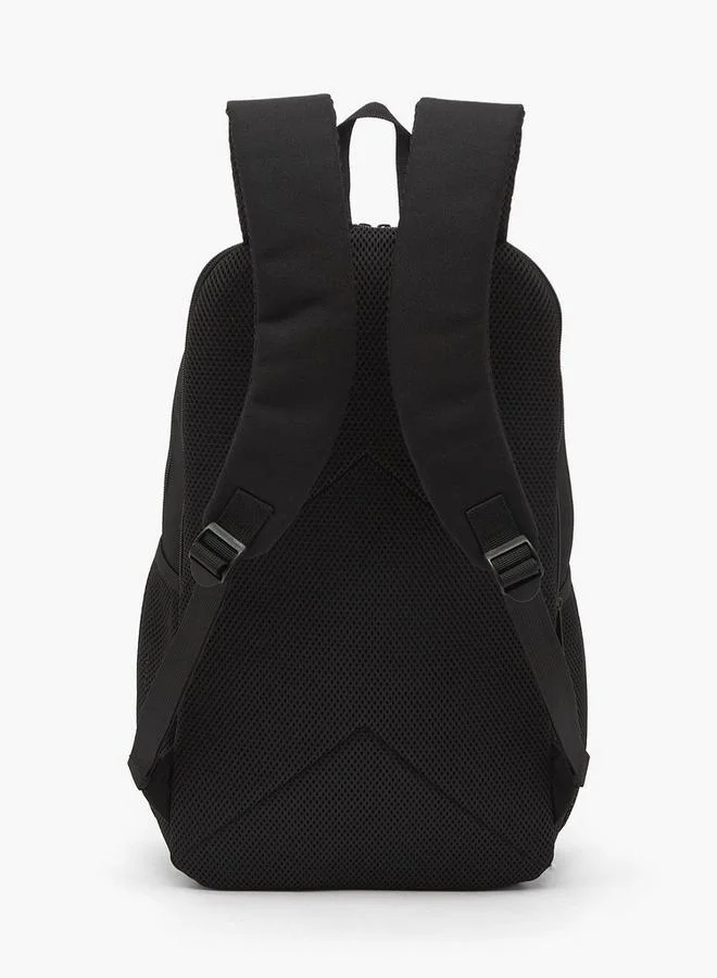 Dash BLACK Logo Print Backpack For Kids 13+ Years With Padded Straps for Men | Best Price UAE