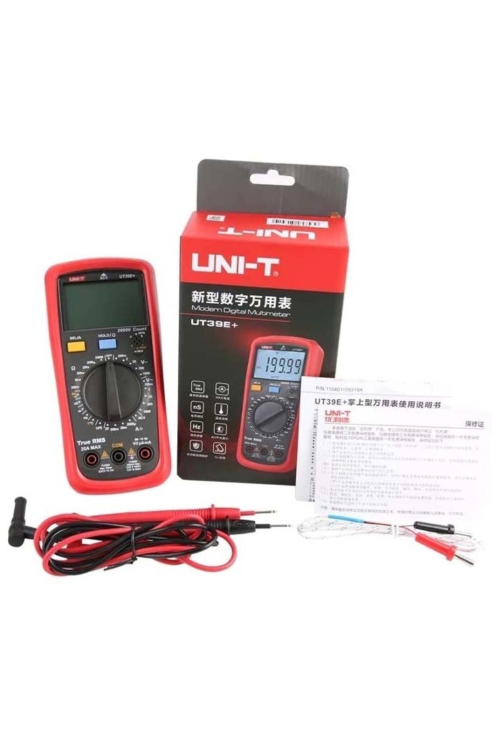 UniT UNI-T UT39A+ Digital Multimeter Auto Range with LCD Backlight Data Hold Multimetro Tester (UT39A+) - Image 5