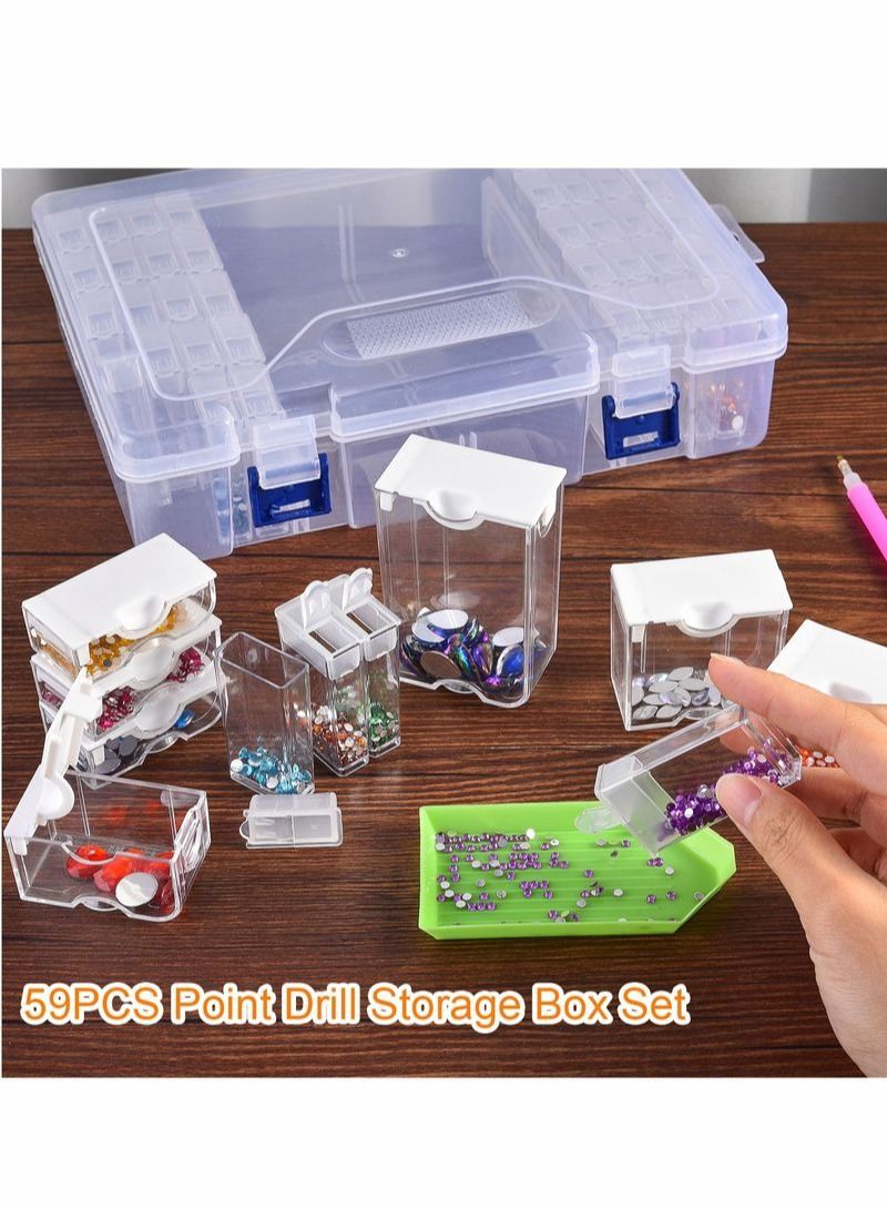 NIBEMINENT 59Pcs Point Drill Storage Box - Image 5