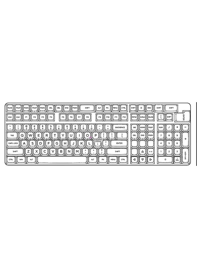 Transparent Keyboard Caps for MX Switch Mechanical Keyboard,132 Keys Crystal PC Gaming Universal Keycap - Image 3