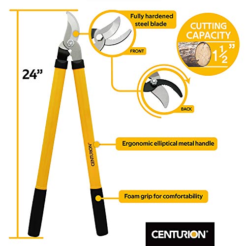Centurion 1222 3-Piece Lopper, Hedge Shear & Pruner Combo Set, Heavy Duty Tree, Shrub & Bush Care Kit for Lawn, Garden & Yard, Ideal for Indoor & Outdoor Gardening, Branch Cutting & Plant Trimming - Image 2
