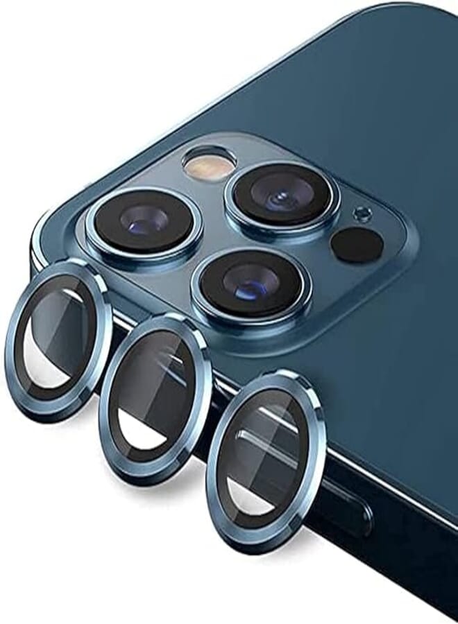 OR Tempered Glass Camera Lens Screen Protector for iPhone 13 Pro Max/iphone 13 Pro (Blue)