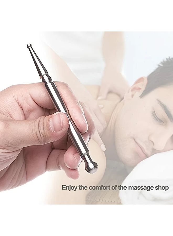 Stainless Steel Deep Tissue Massage Pen 1pc for Trigger Point Muscle Tension Relief - Image 3