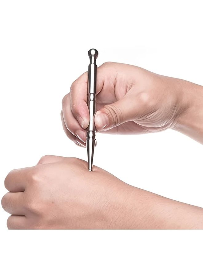 Stainless Steel Deep Tissue Massage Pen 1pc for Trigger Point Muscle Tension Relief - Image 2