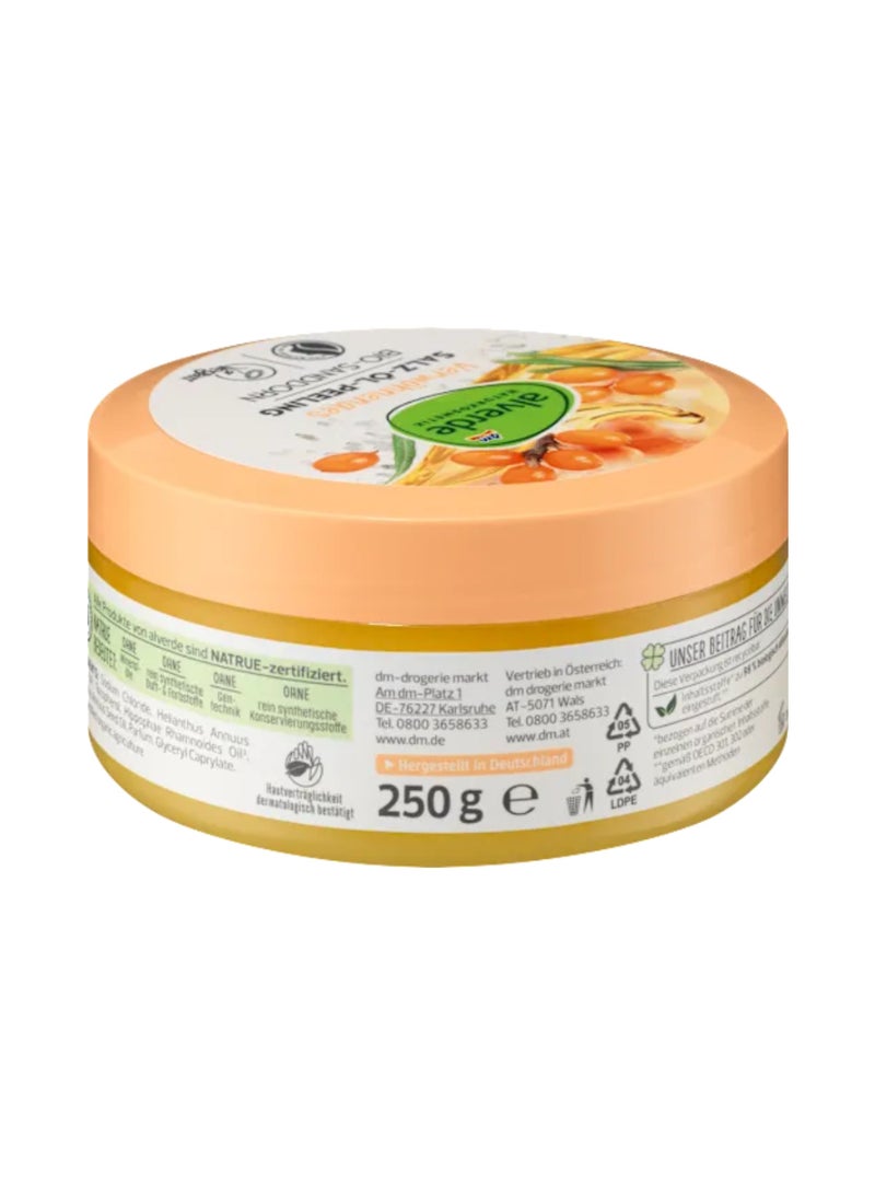 alverde Salt-Oil Body Scrub 250ml – alverde NATURKOSMETIK - Image 3