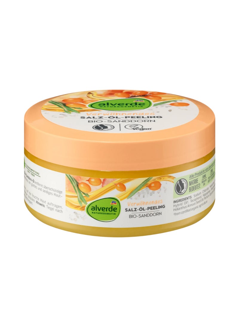 alverde Salt-Oil Body Scrub 250ml – alverde NATURKOSMETIK - Image 4