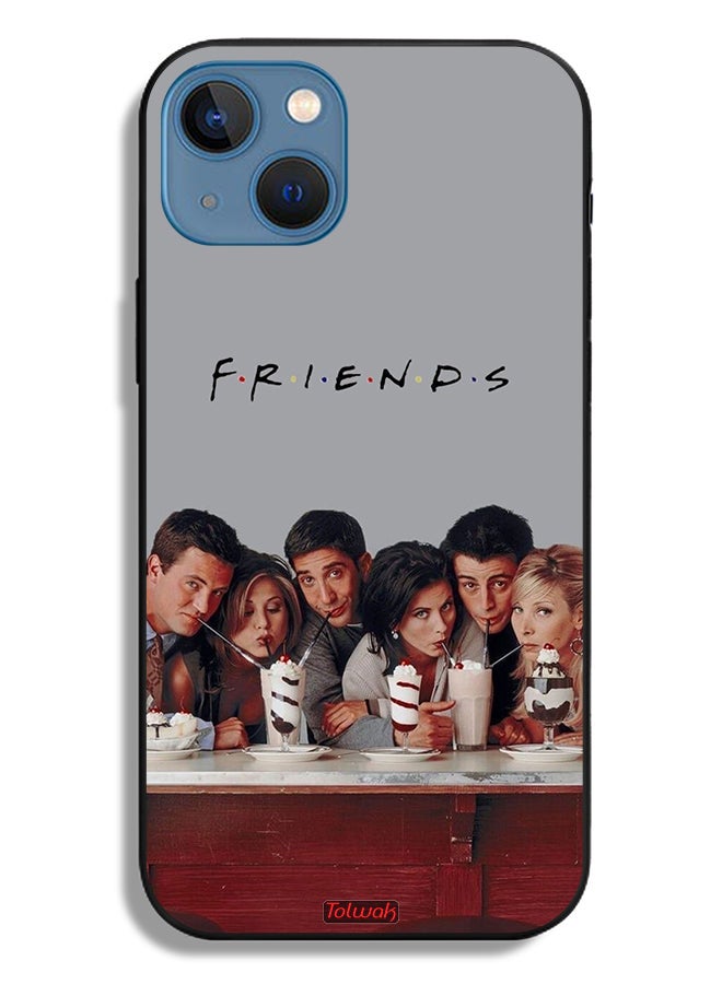 Tolwak Apple iPhone 13 Protective Case F R I E N D S - Image 2