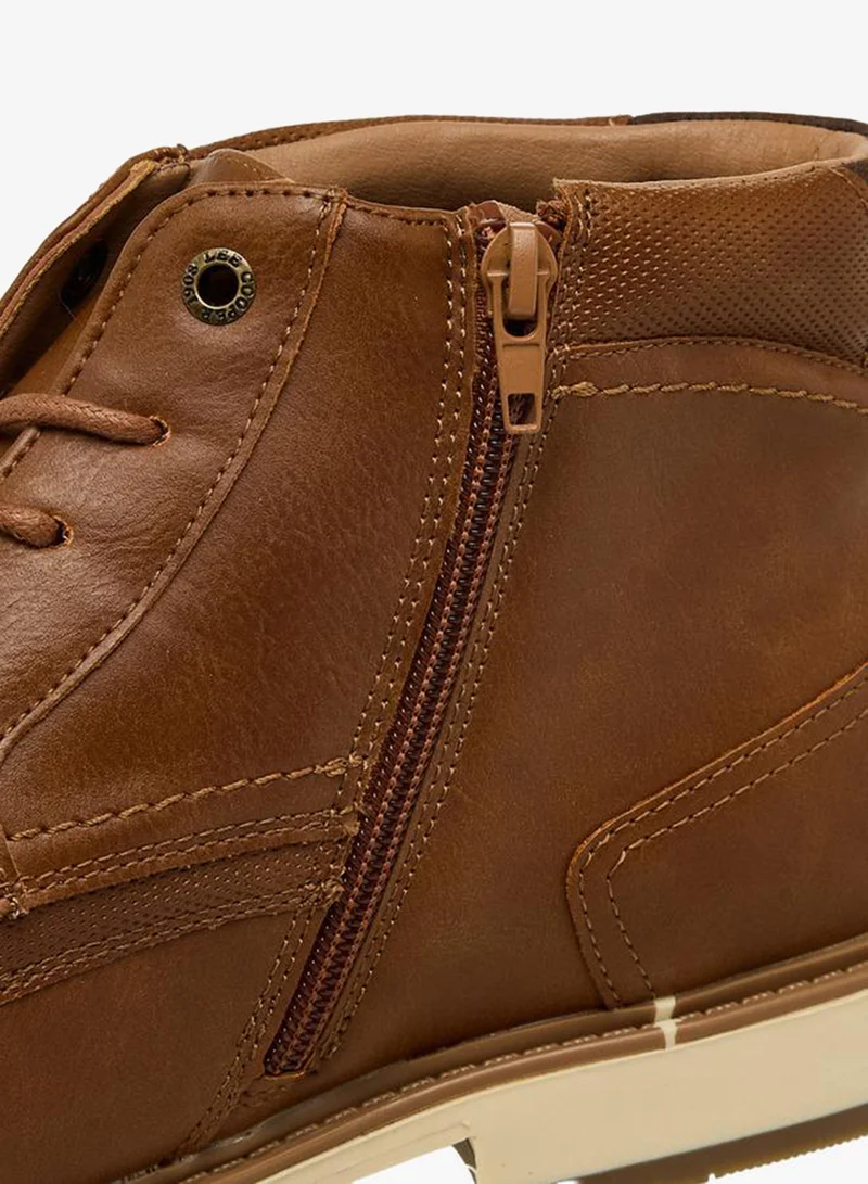 Lee Cooper BROWN Men Lace-Up Chukka Boots for Men | Best Price UAE